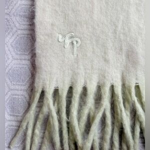 Free People Winter Chill Blanket Scarf Pastel Lime OS